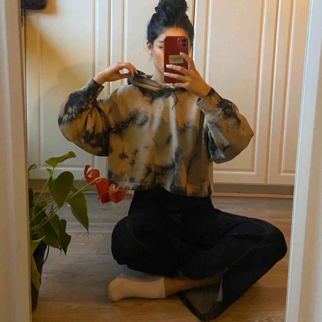 Hoodie i storlek Xs samt oversized från Weekday - 91