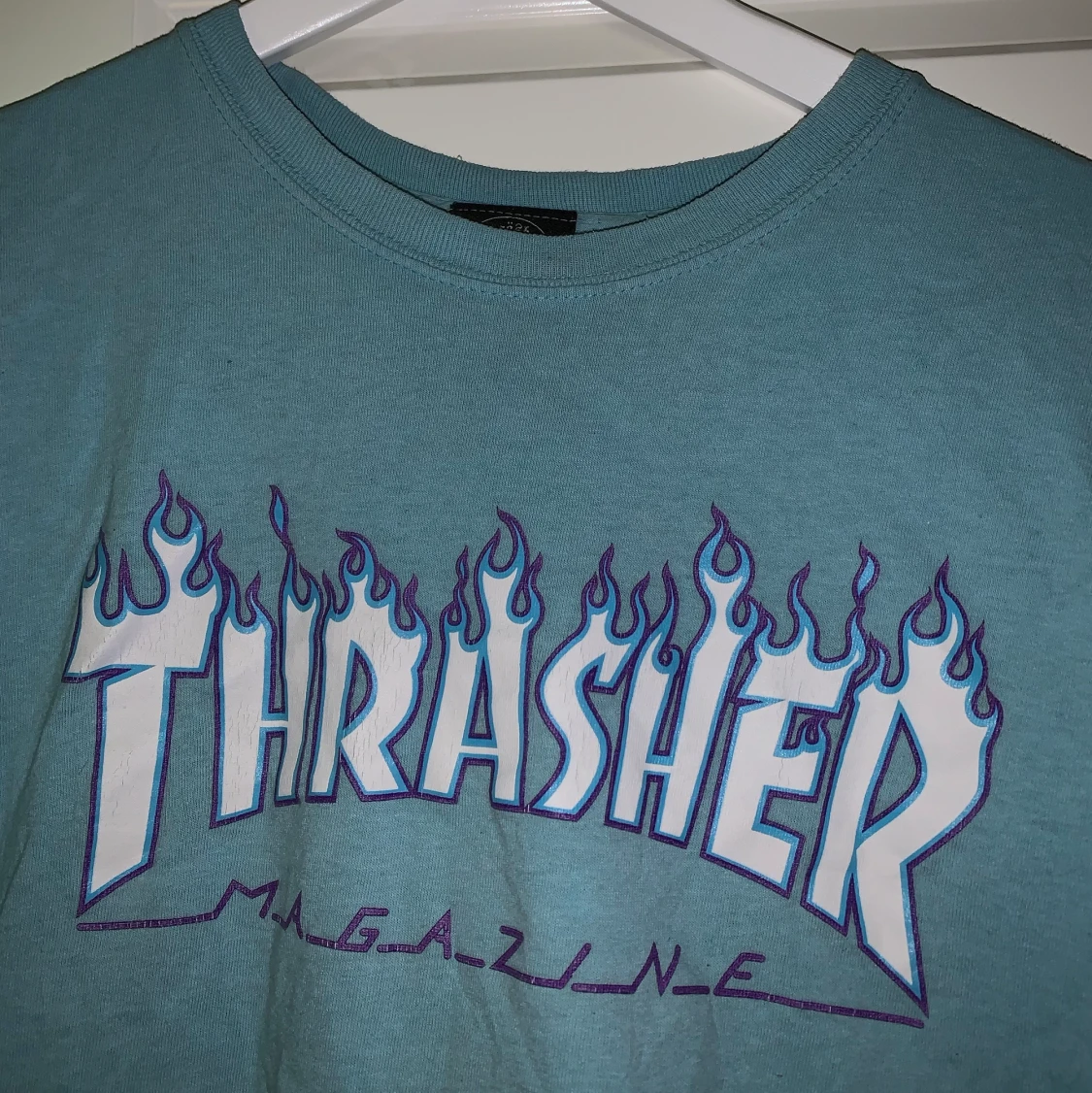 Trasher t-shirt ljusblå oversized - 90