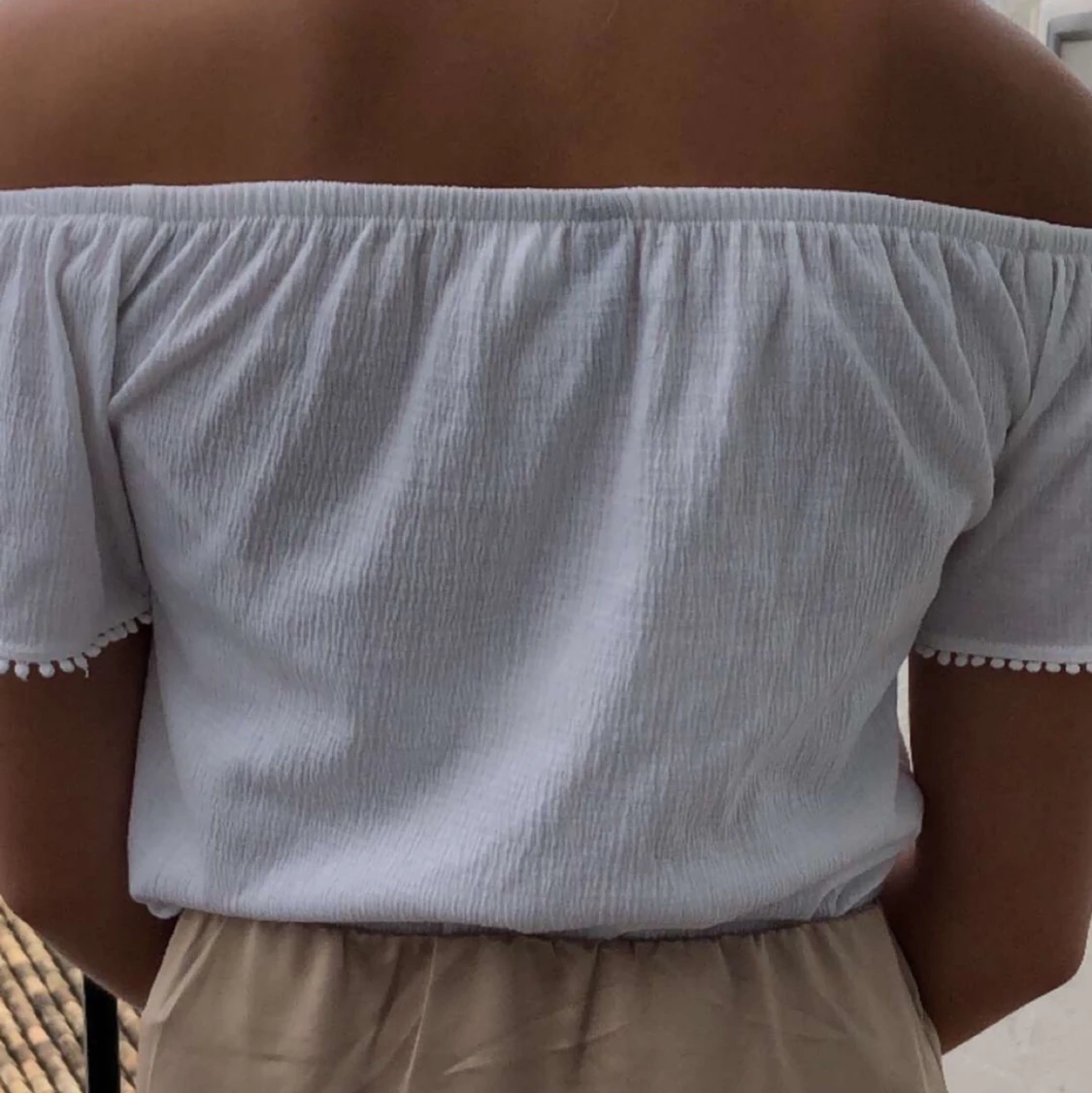 Somrig vit topp  - 91