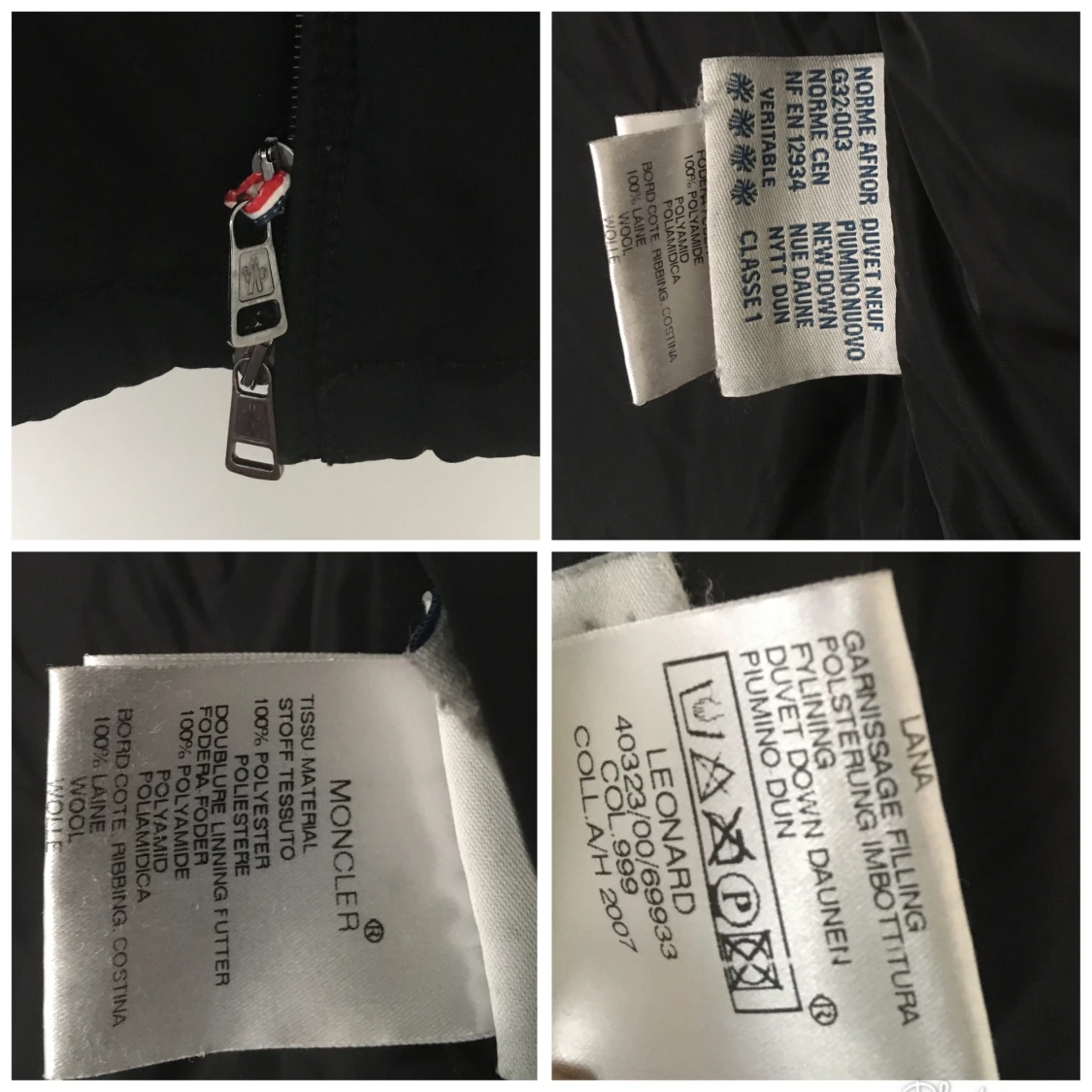 Moncler vinter jacka i stl M - 90