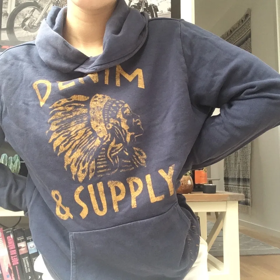 Så mysig och skön hoodie. Denim & supply Ralph Lauren. Storlek L. Tröjor & Koftor.