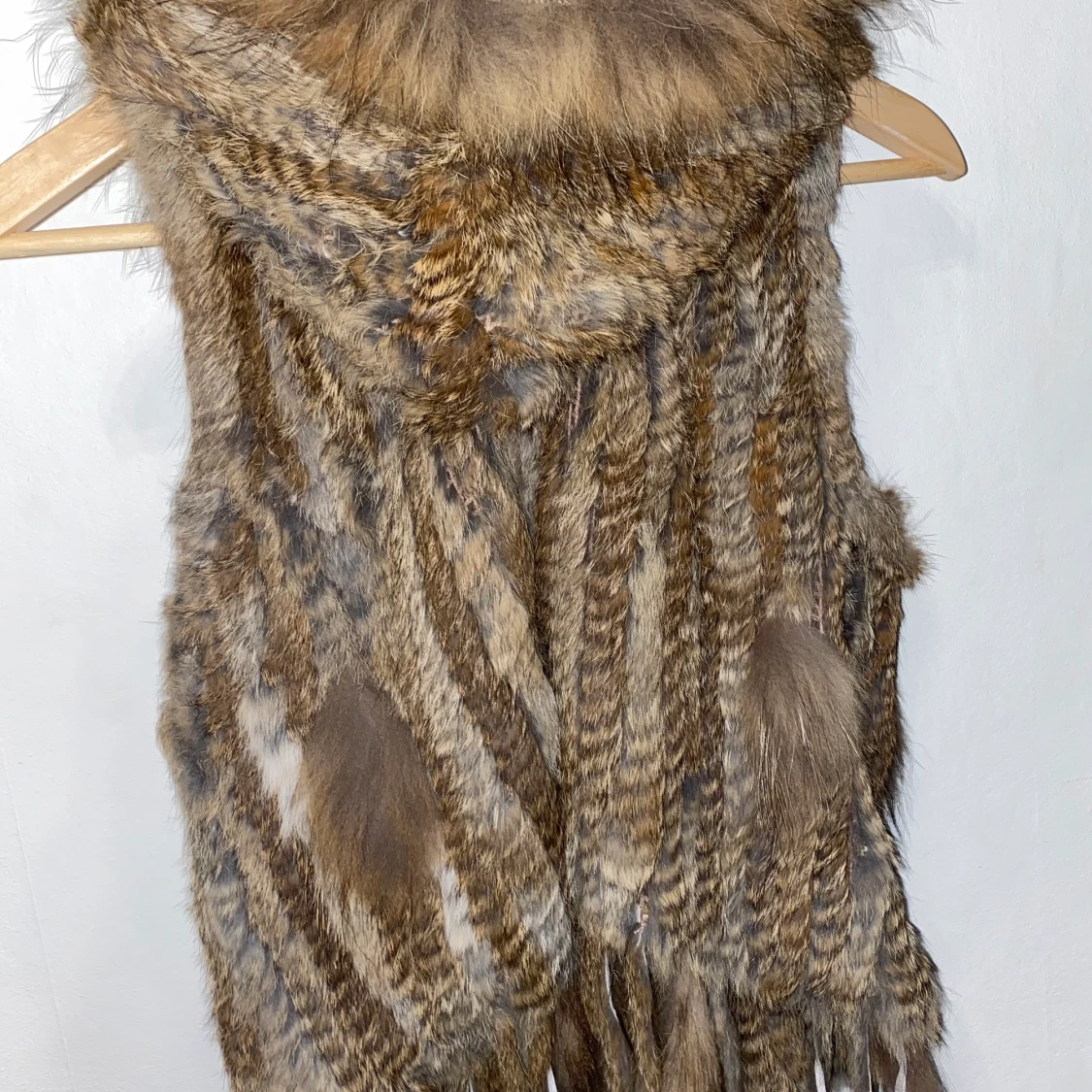 Äkta pälsväst - 90