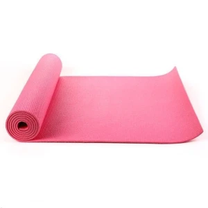 Yogamatta Rosa - Har du som nyårslöfte att ta tag i din hälsa? Då är den går mattan perfekt för dig!!! Användbar och ROSA😍 Frakt ingår inte. Använd för något år sedna men relativt bra skick.