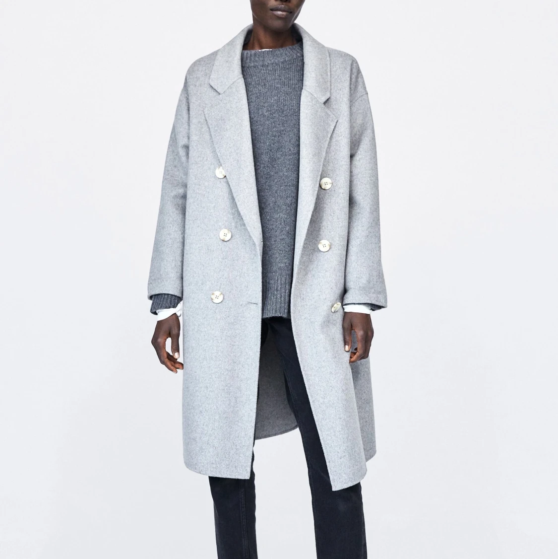 Grå kappa från Zara