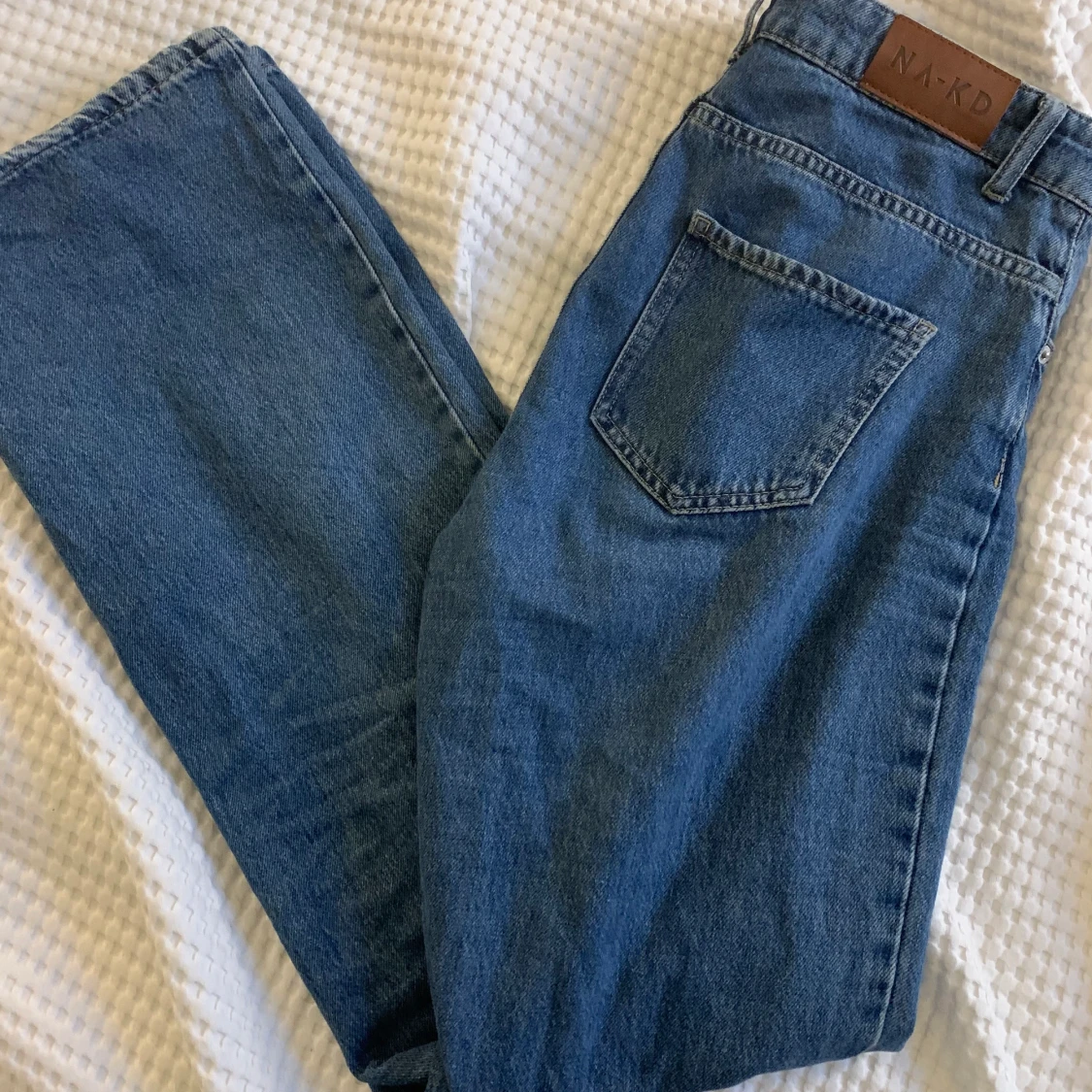 High waisted jeans and wide legs - 91