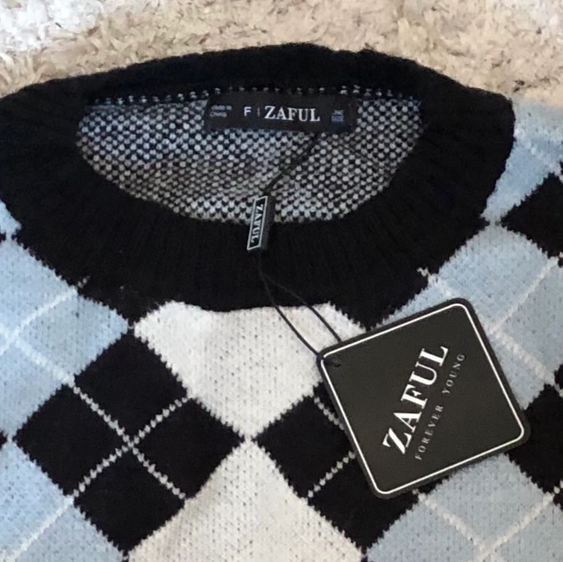 Rutig tröja från Zaful - 90