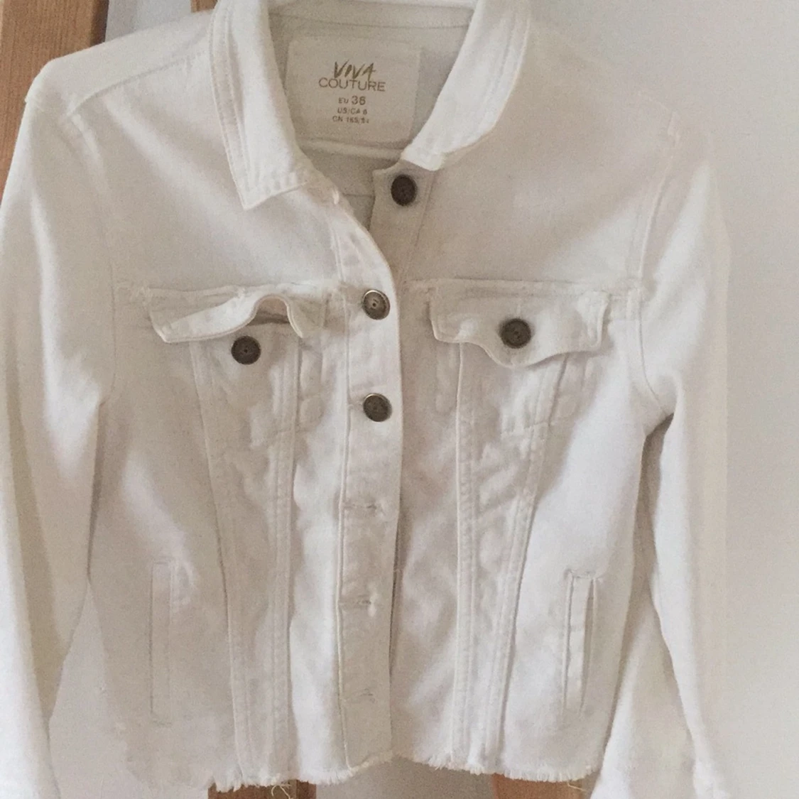 White jeans jacket S - 90