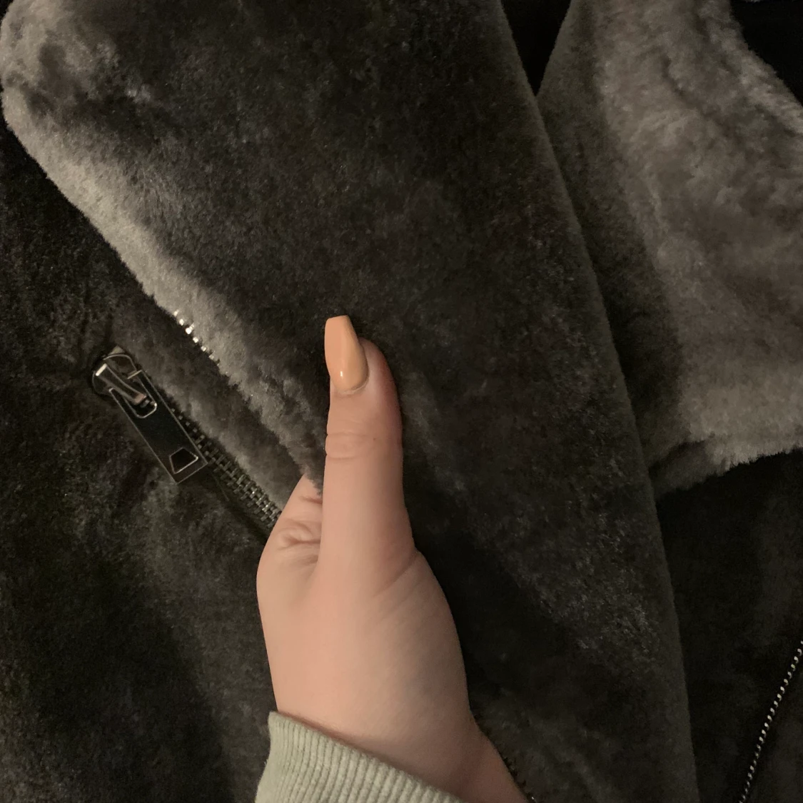 Fluffig jacka - 90