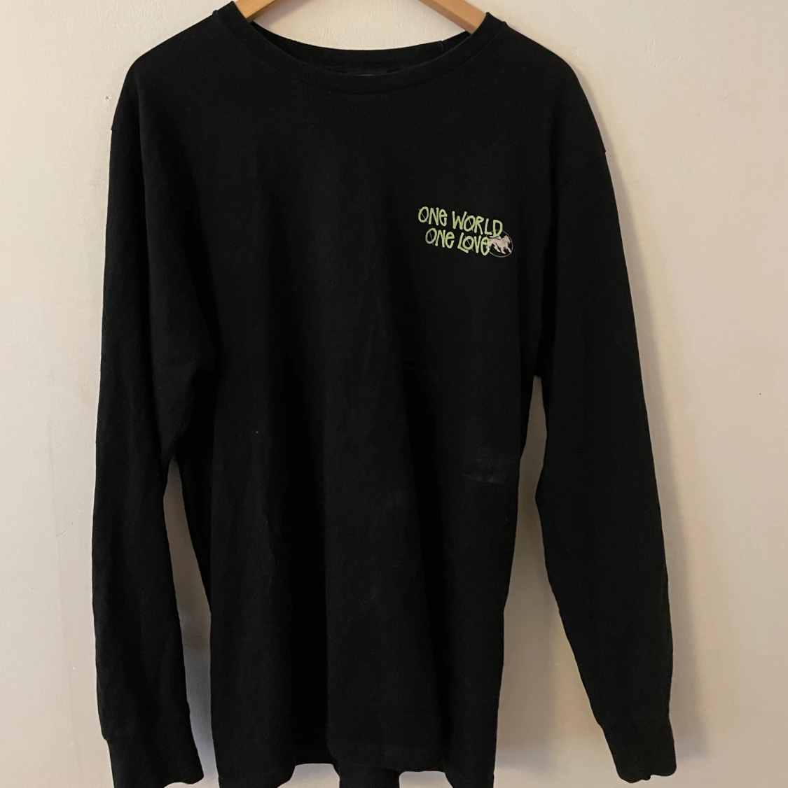 Stussy- svart långärmadtröja - M