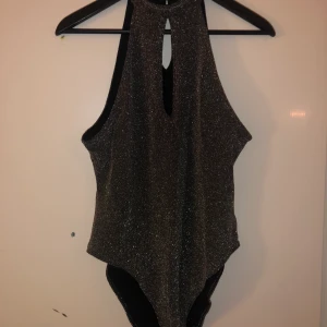 Glittrig body från HM - Glittrig body. Använd en gång så inga anmärkningar. Finns för avhämtning i Falun/Borlänge eller skickas mot fraktkostnad