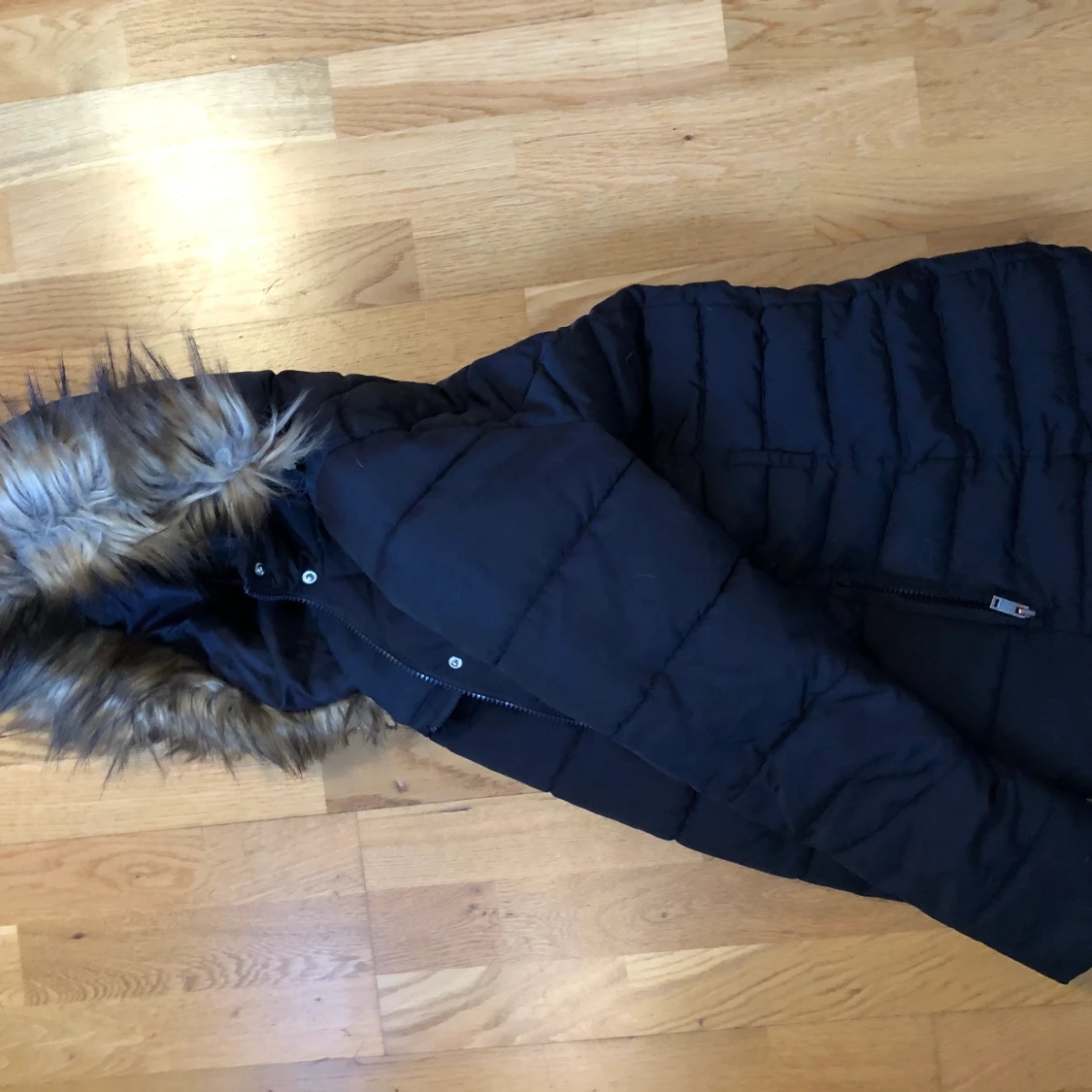 Marinblå vinterjacka - 90