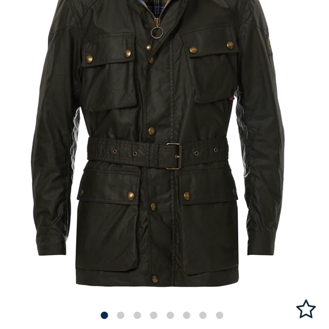Modern Belstaff roadmaster vaxad jacka 