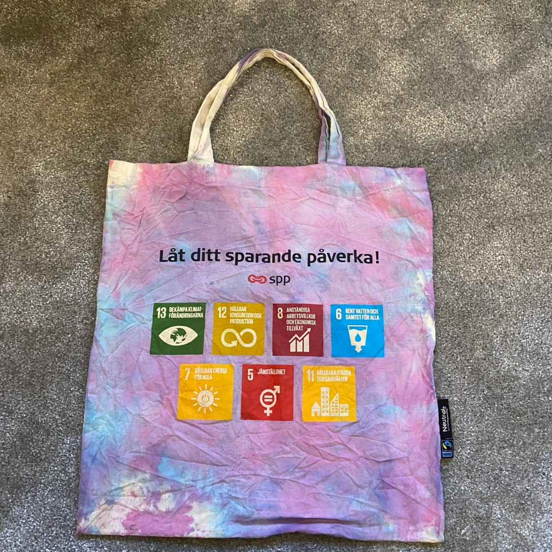 Tygpåse m. Tiedye - 91