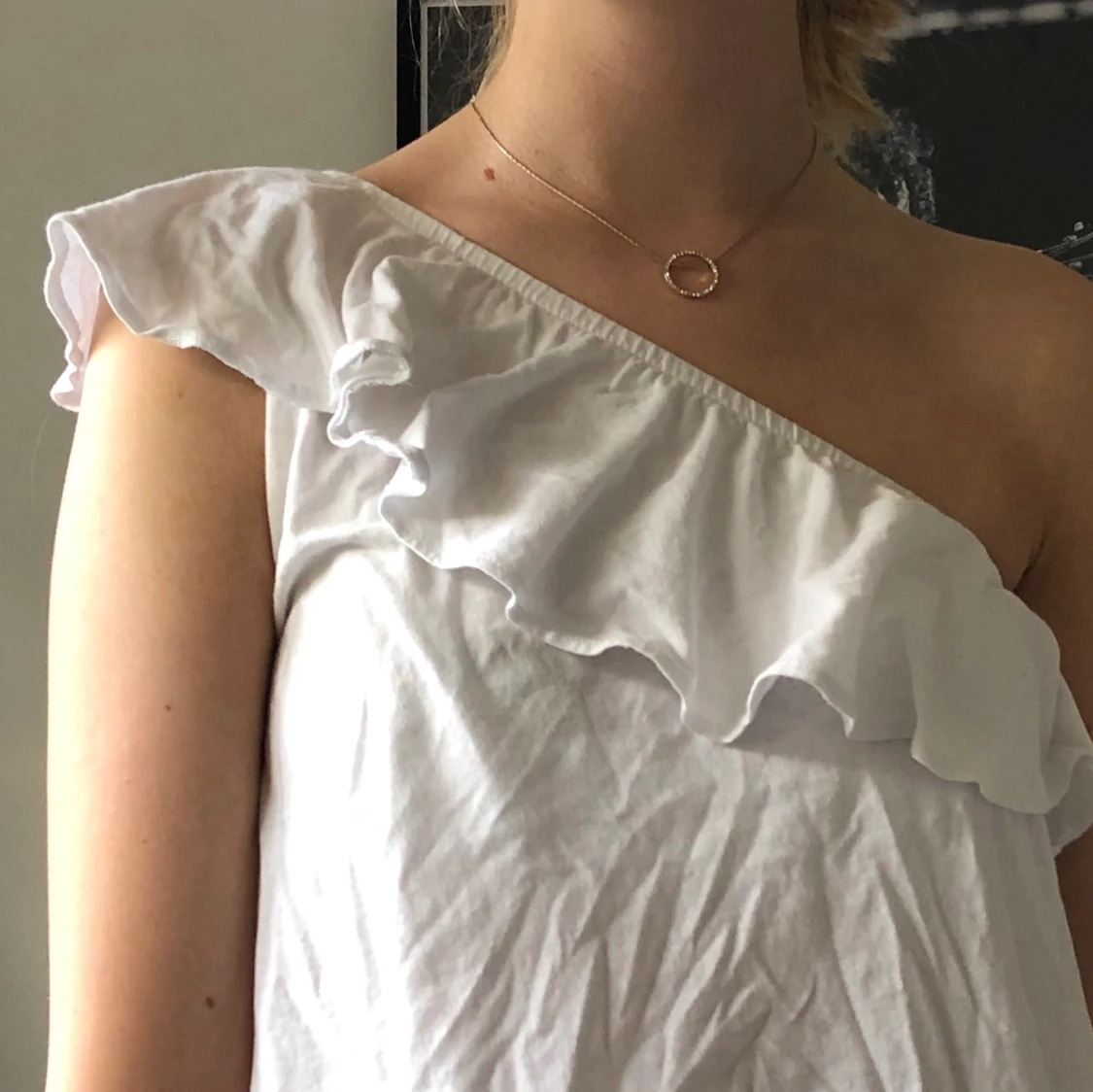 One-shoulder topp - 91