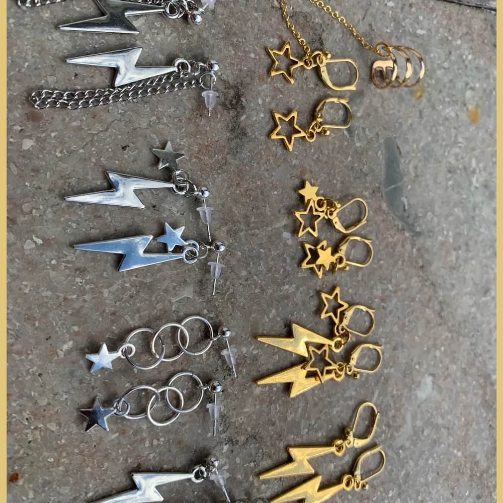 Olika halsband och örhängen, ta kontakt med mig för priser!💕 vissa av sakerna finns även i silver!💕. Accessoarer.