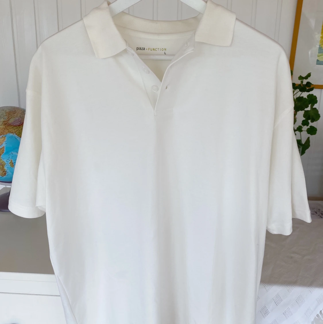 Vit Oversized Piké - 91