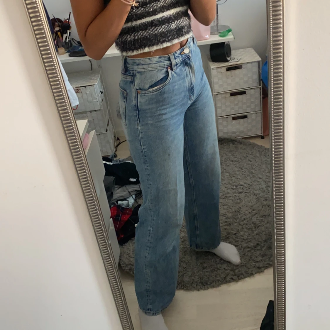 Wide Jeans Från Monki