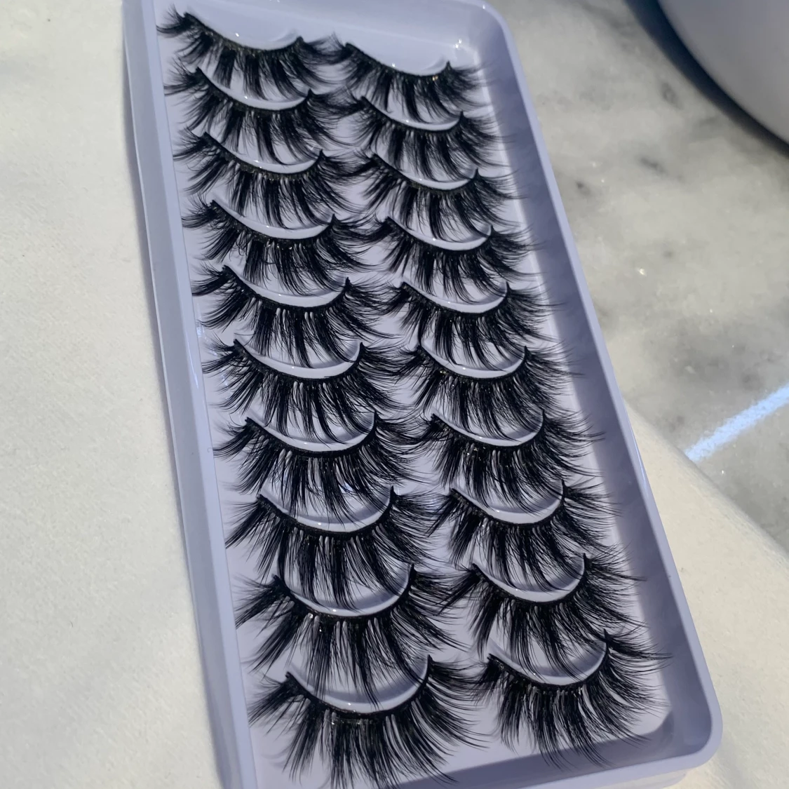 10 par ögonfransar🤍✨ - 90