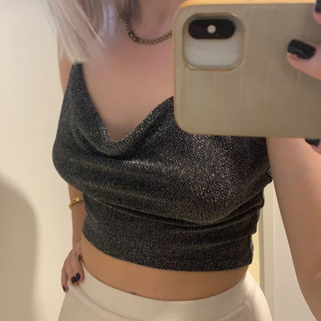 Glitter top ifrån H&M