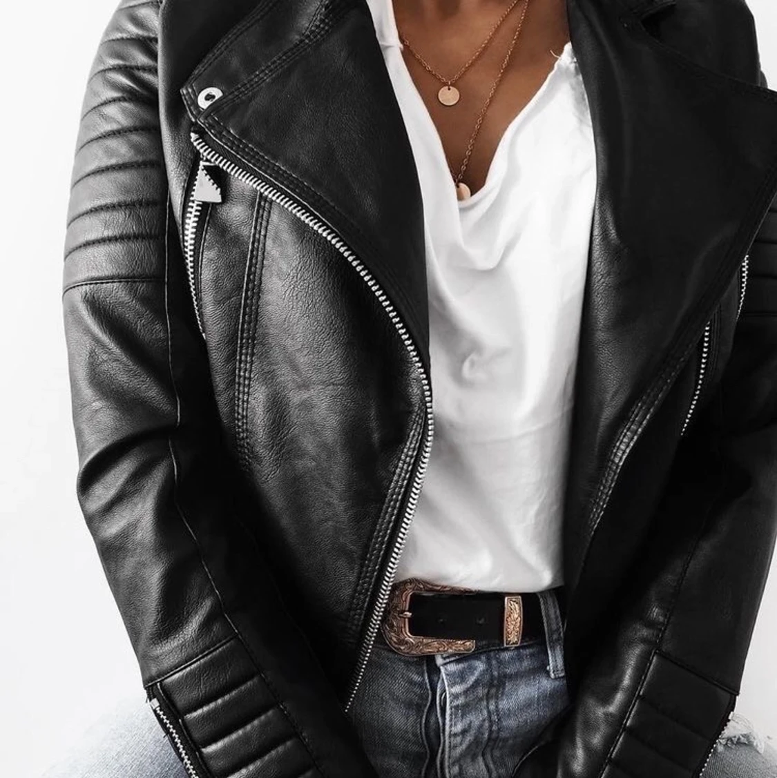 CHIQUELLE ”moto jacket” skinnjacka