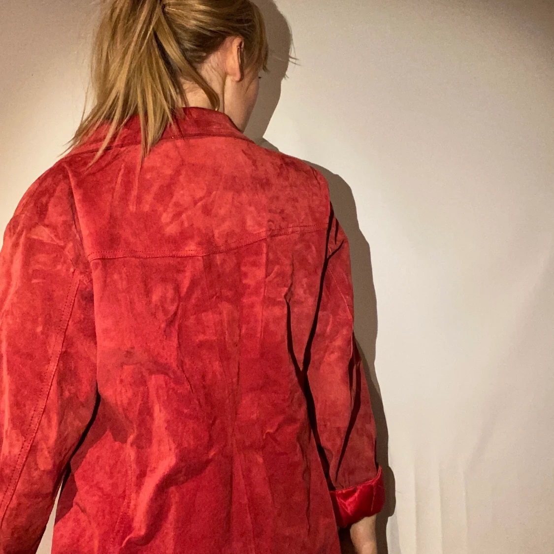 Röd mockajacka - 90