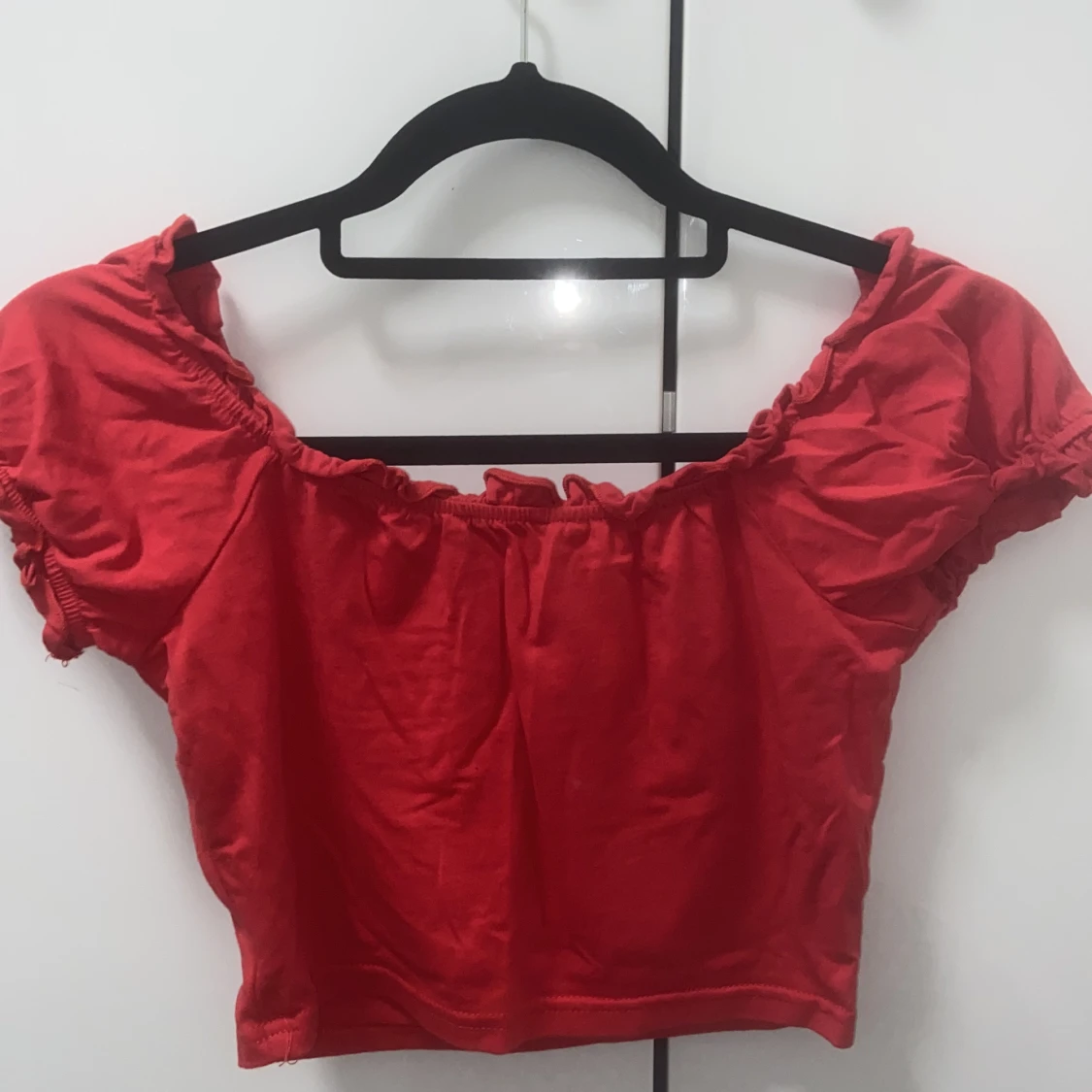 Röd croptop - 90