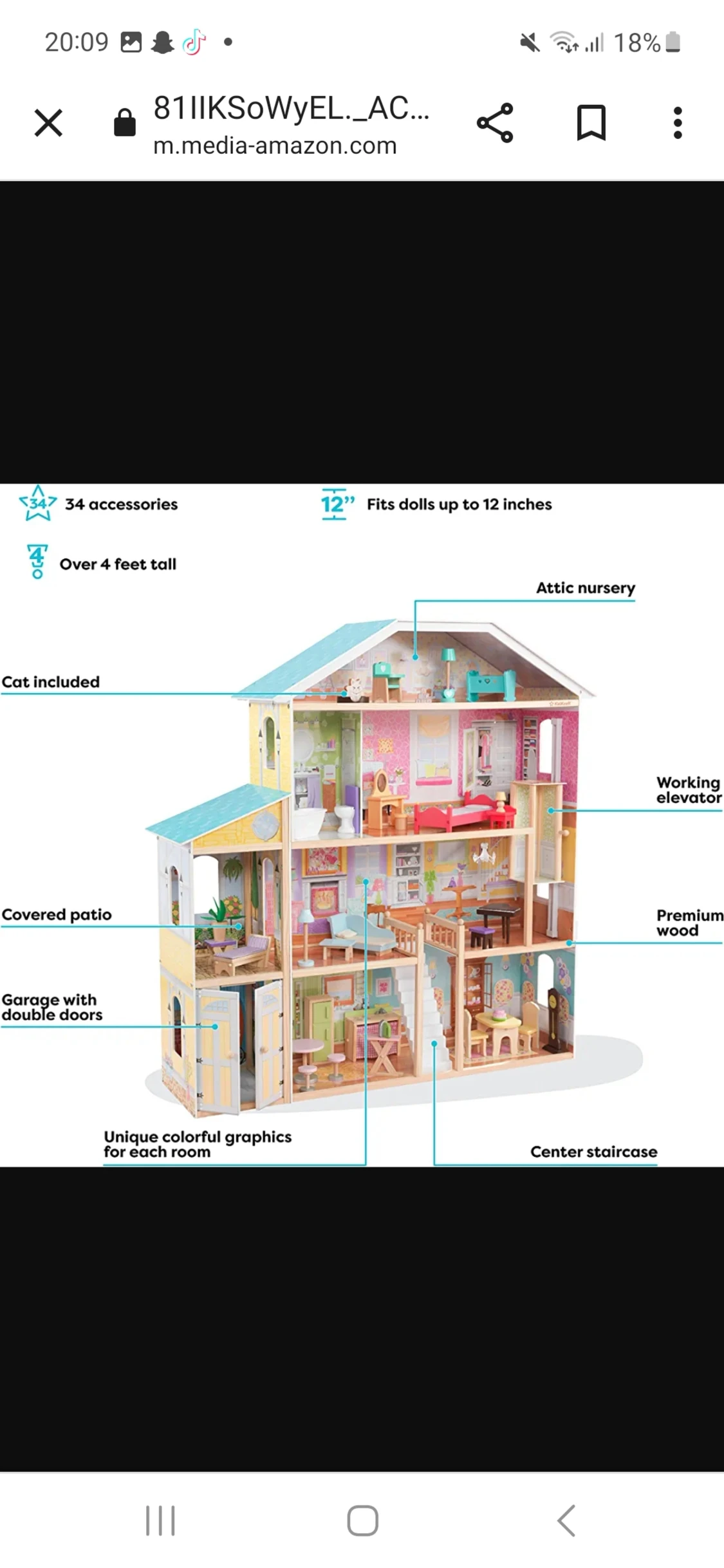 Stor barbie dockhus - 90