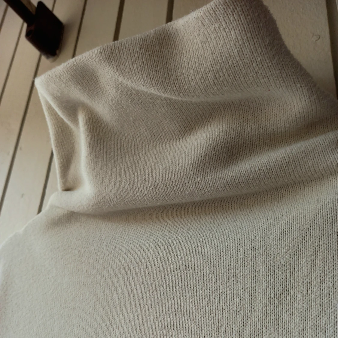 Cream Uniqlo fleece jumper - 90