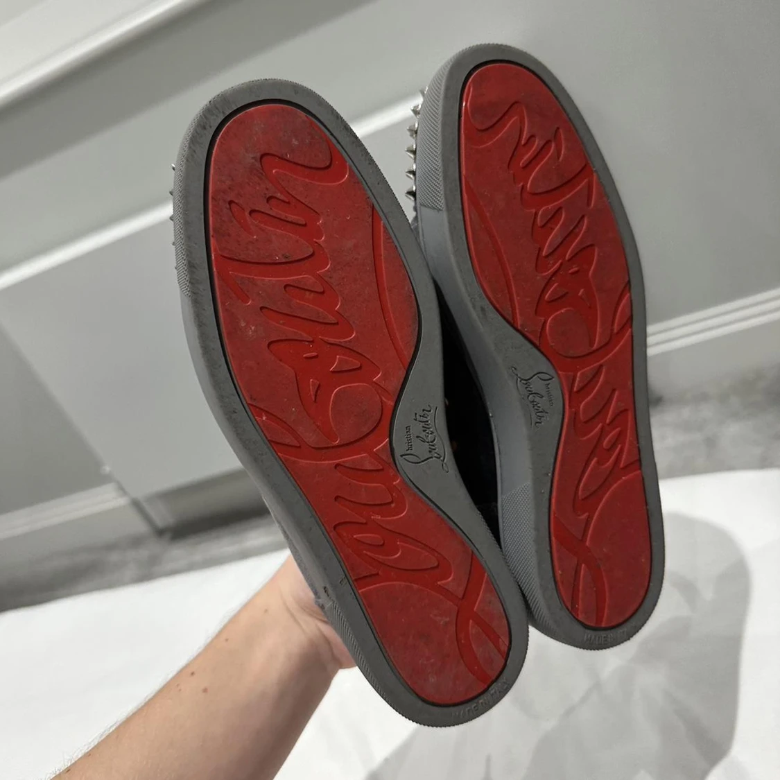 Grå Christian Louboutins  - 91