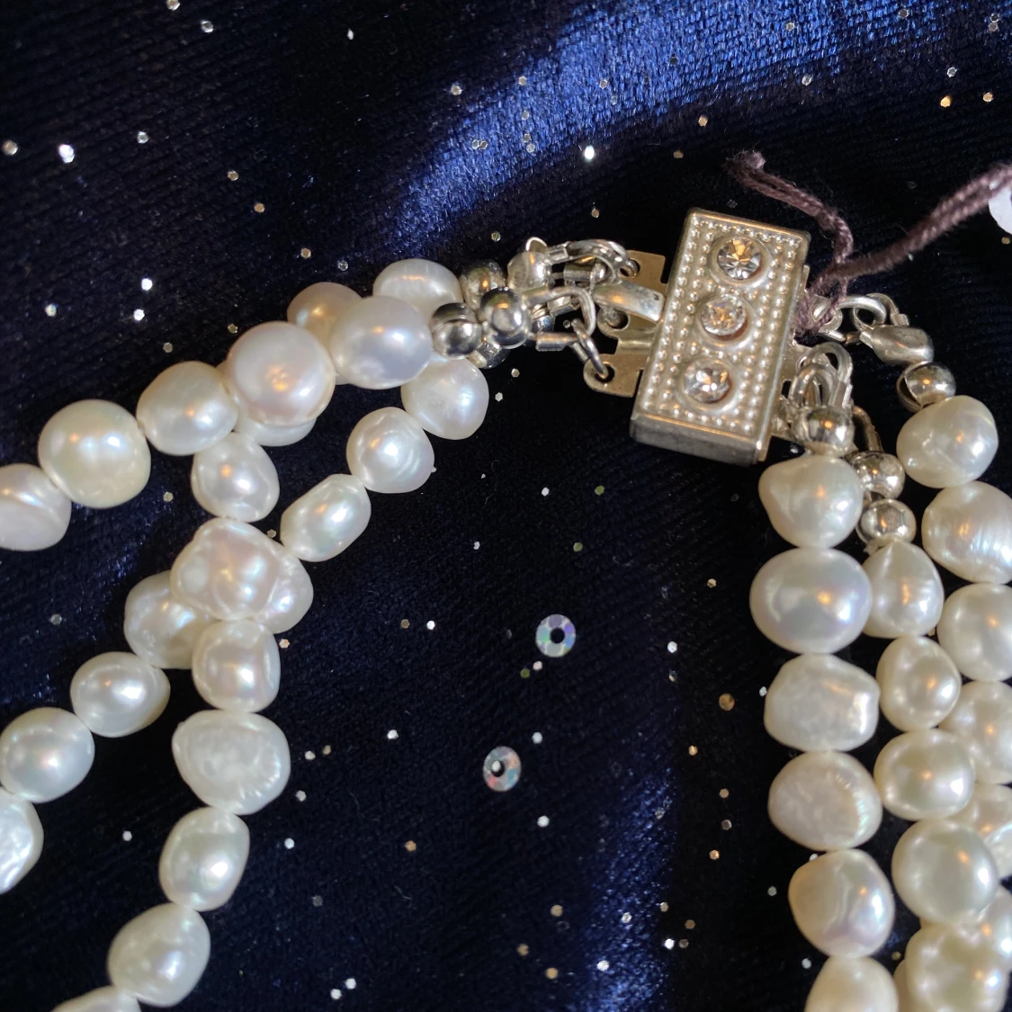 Lyxigt pärlhalsband  - 91