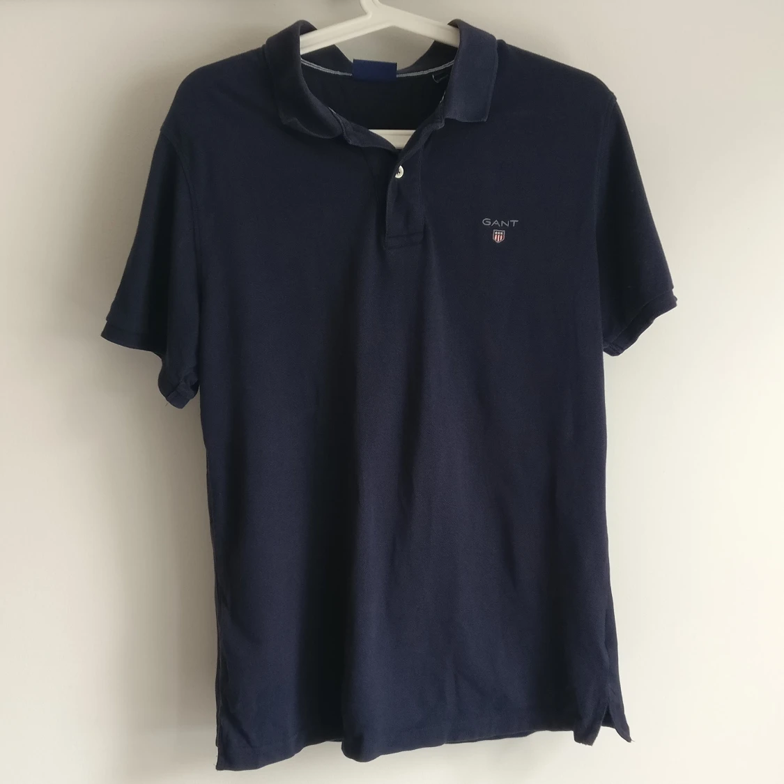 Marinblå Gant piké