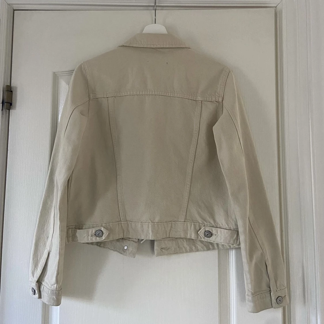 Beige Jeansjacka  - 91