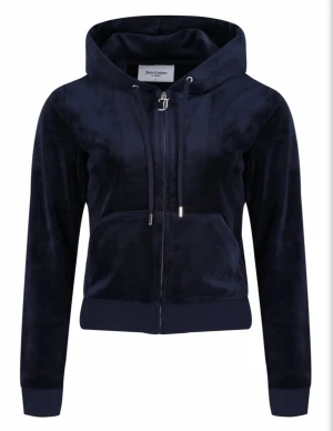 Juicy hood-jacka - Säljer denna juicy couture flisen. Jag har endast andvänt den 4 gånger så den är i Nyskick i färgen night sky. Ny pris 1300kr