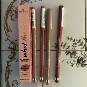 Oöppnat oanvänt, läppprodukter - Oöppnat och oanvända läppprodukter i fina nude färger, alla läppprodukter tillsammans för 60 