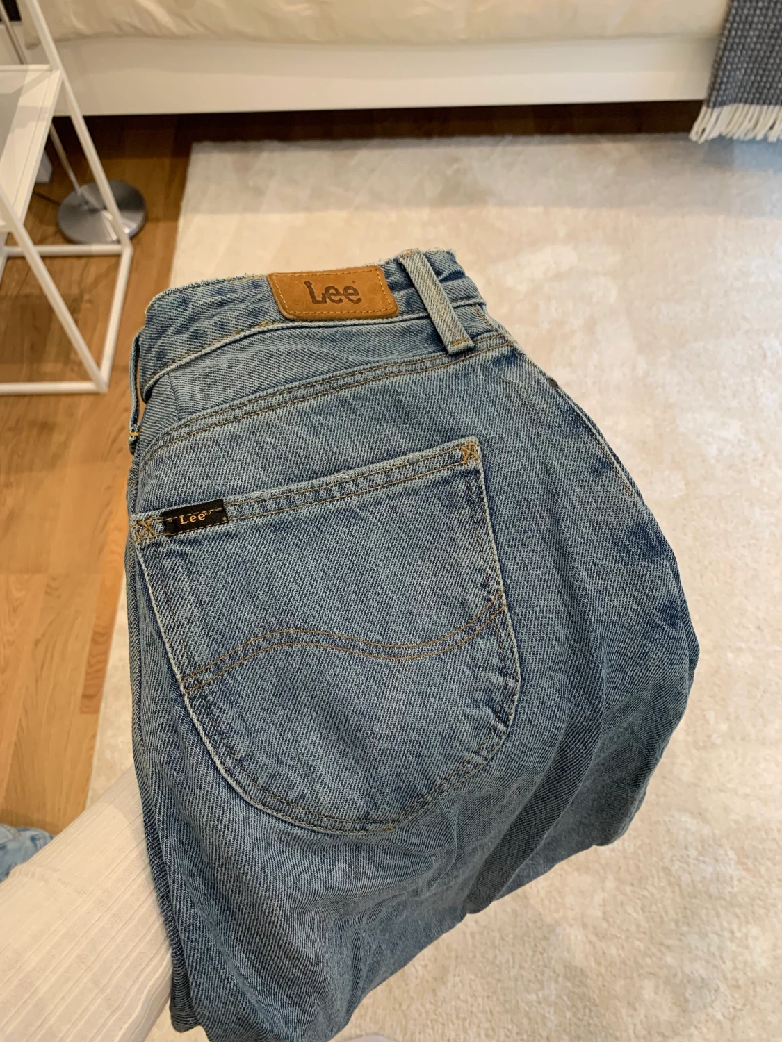 Blå ler jeans