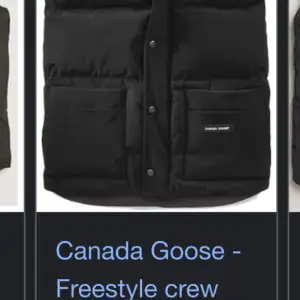 Hej säljer en canada goose väst i storlek M. Säljer den pågrund av att jag inte använder den längre. Hör av er ifall ni är intresserade 