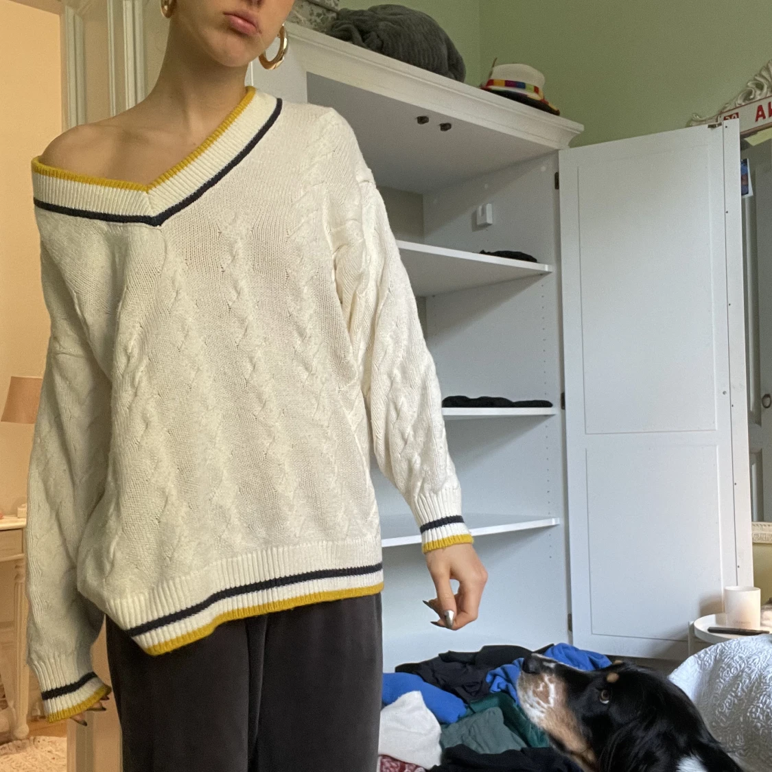 stickad zara tröja!