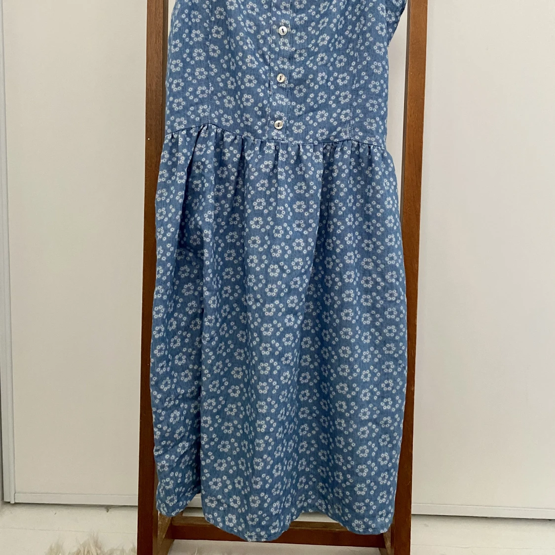 Blå sommarklänning - 90