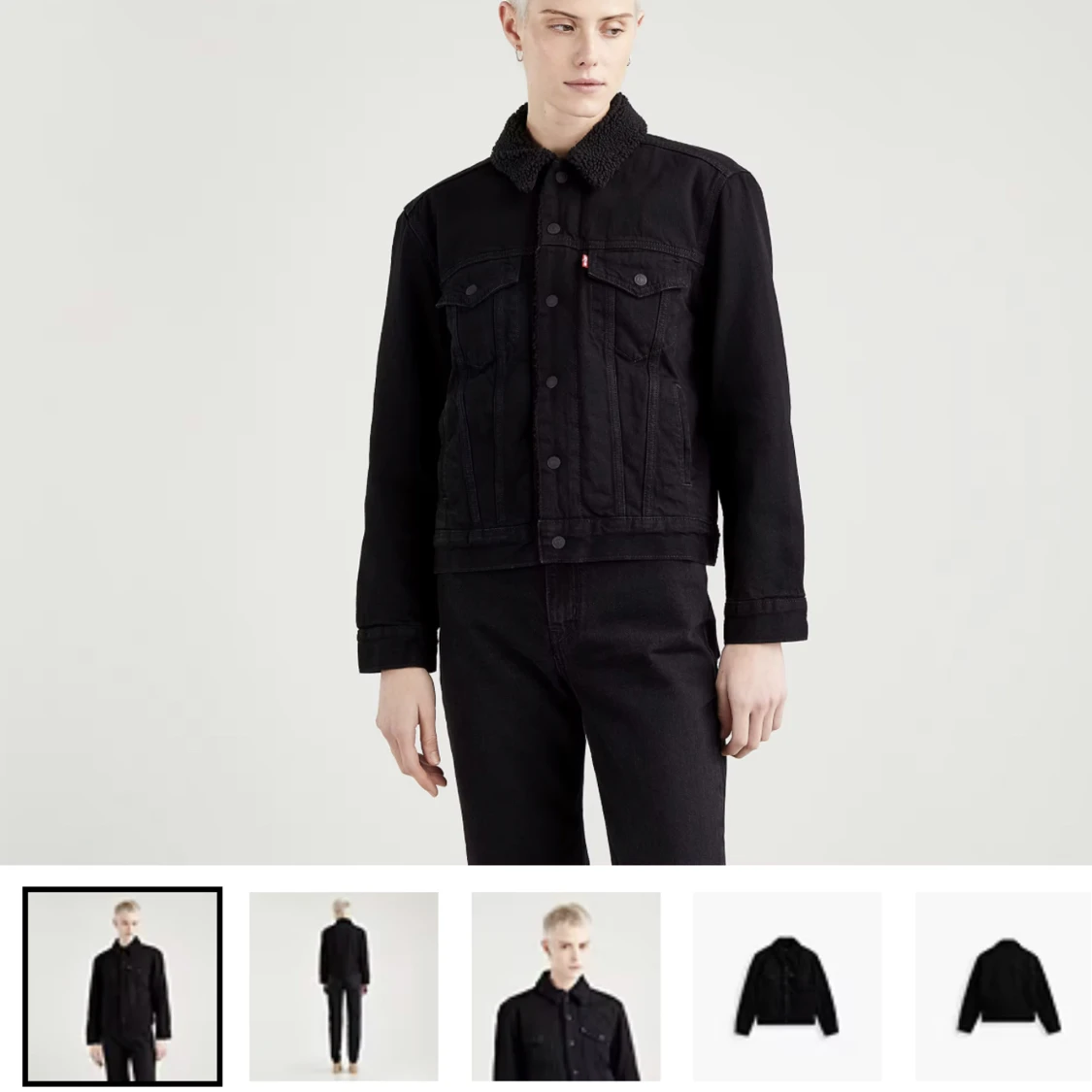 Levi’s jeans jacka med fleece  