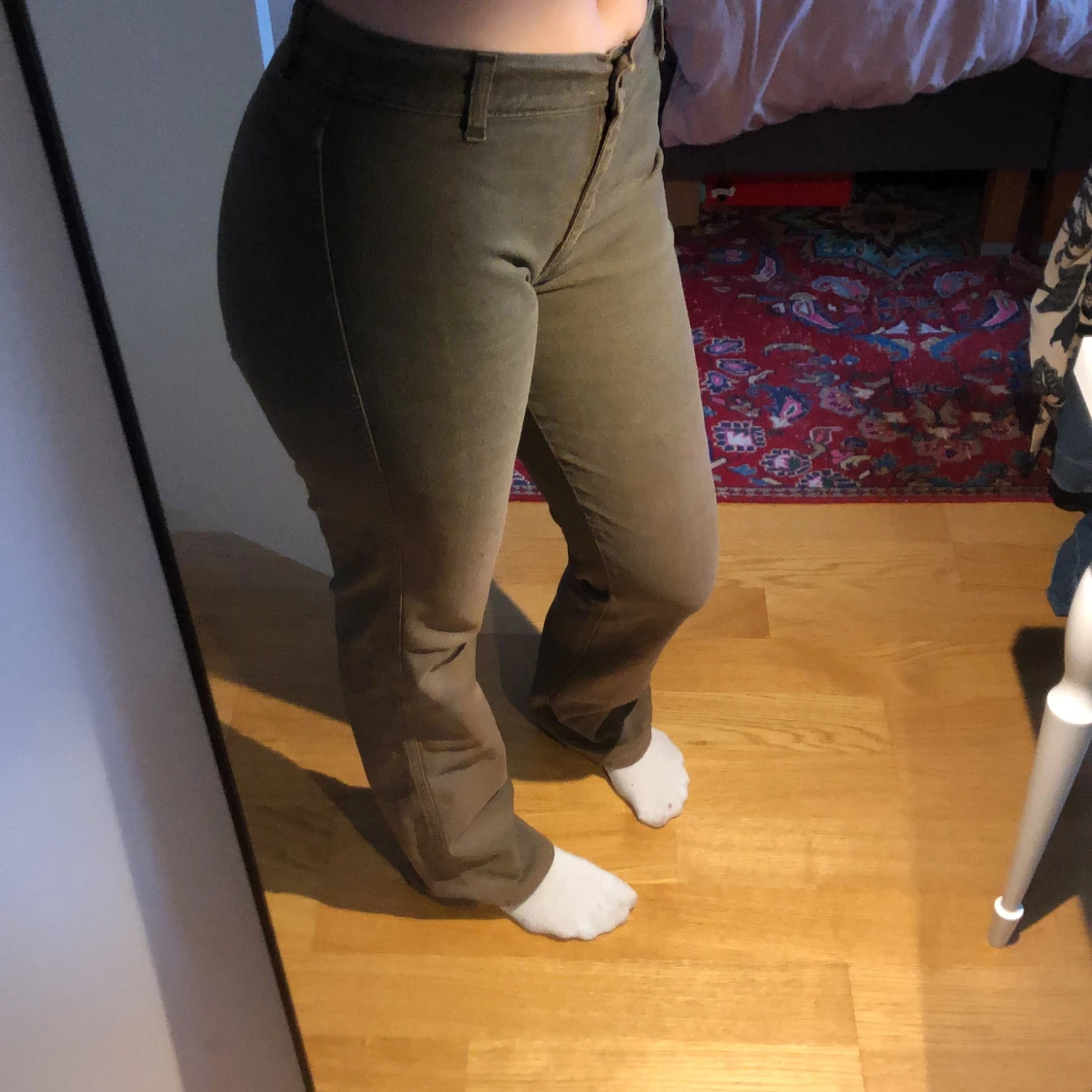 Lågmidjade bootcut jeans - 90