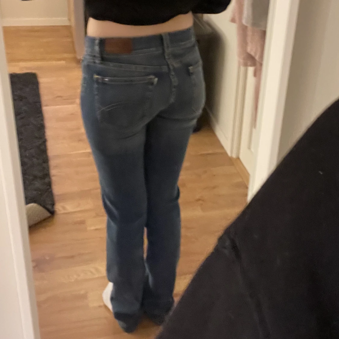 lågmidjade jeans - 90