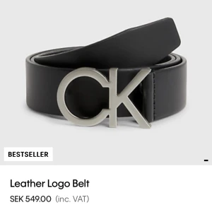 Calvin Klein bälte - Calvin Klein läder bälte 