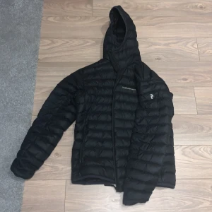 Peak performance jacka  - Säljer den för att den har blivit för stor. Inte hål och alla dragkedjor fungerar.