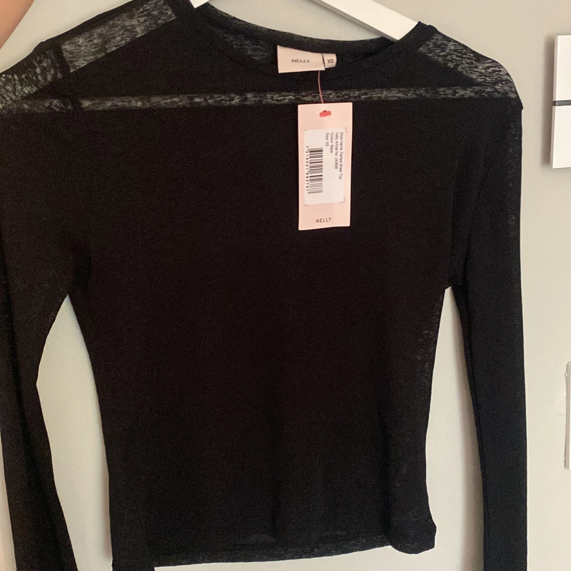 Genomskinlig topp  - 90