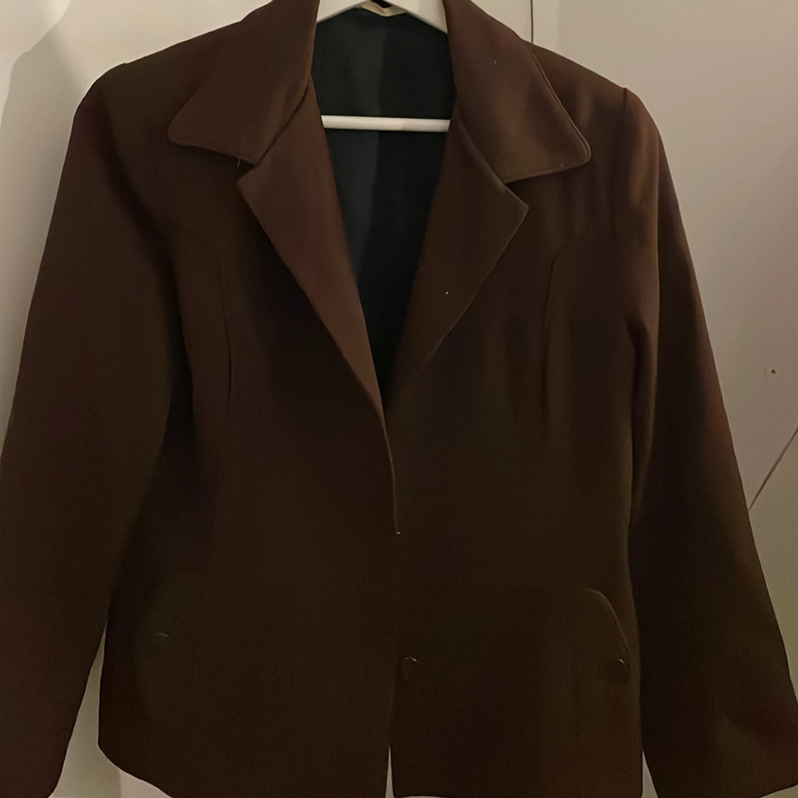 Brun ”kavaj” jacka - 90