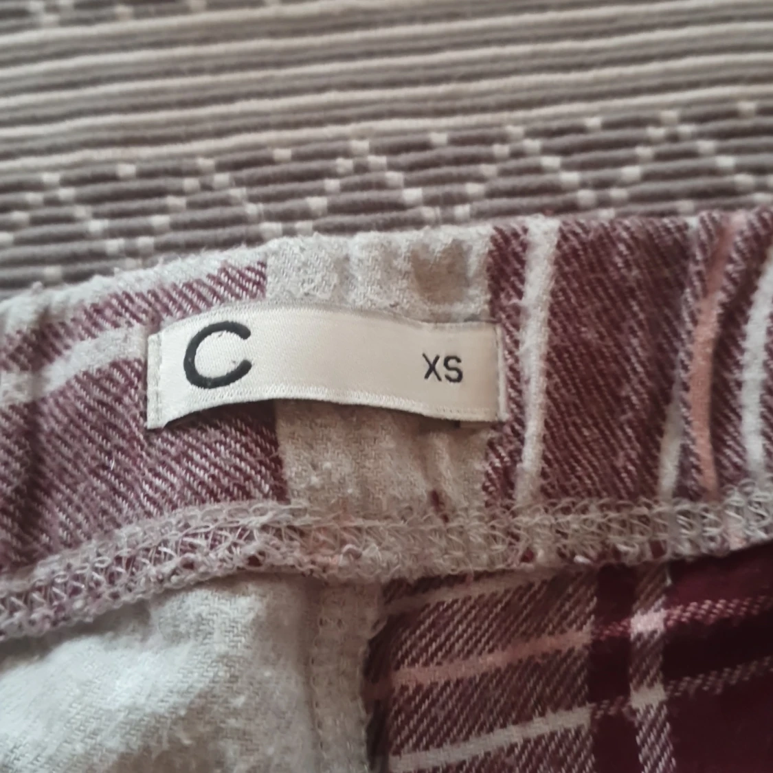 Rutiga pyjamasbyxor - 90