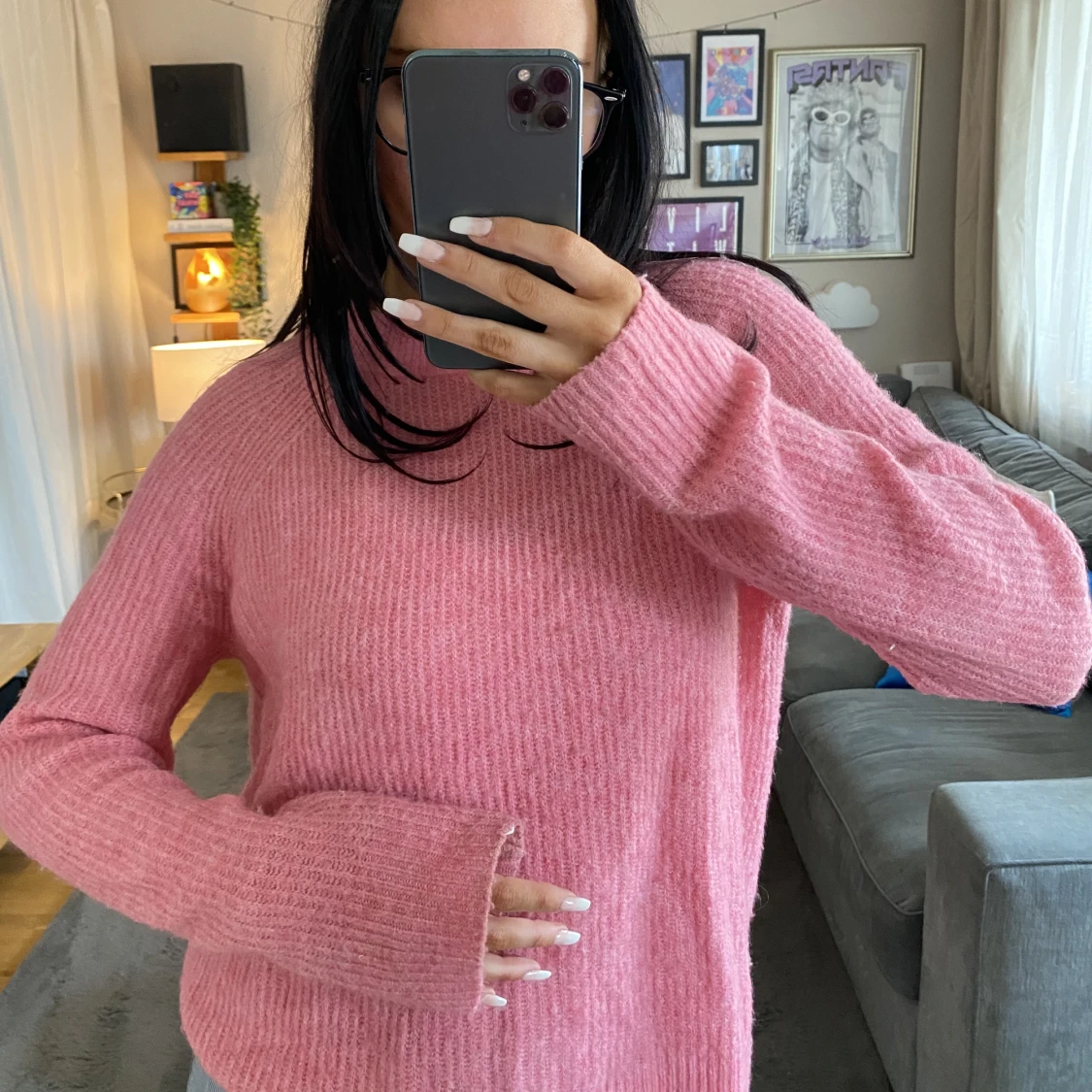 Rosa stickad👩🏽‍🎤👩🏽‍🎤👩🏽‍🎤 - 91