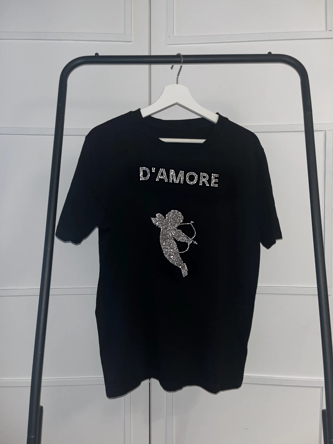 D’AMORE rhinestone t-shirt 
