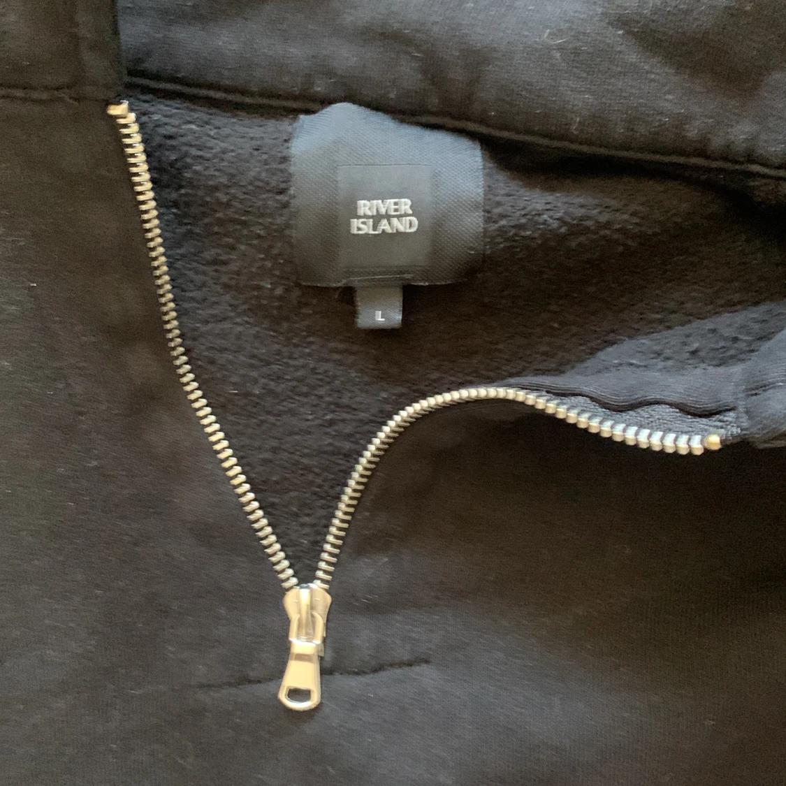 Svart Halfzip L - 90