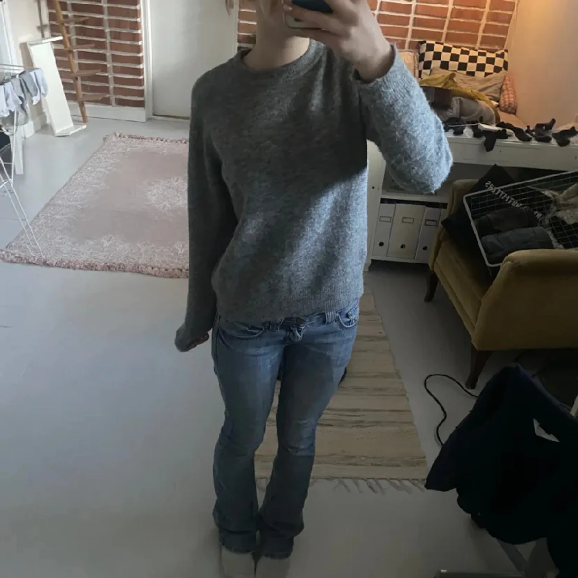 Lågmidjade jeans - 90